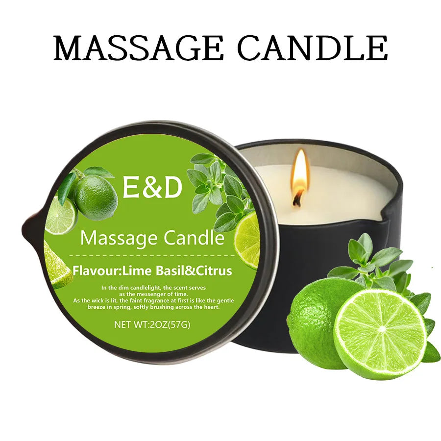 Massage Oil Candle - Aromatherapy That Melts Into Touch