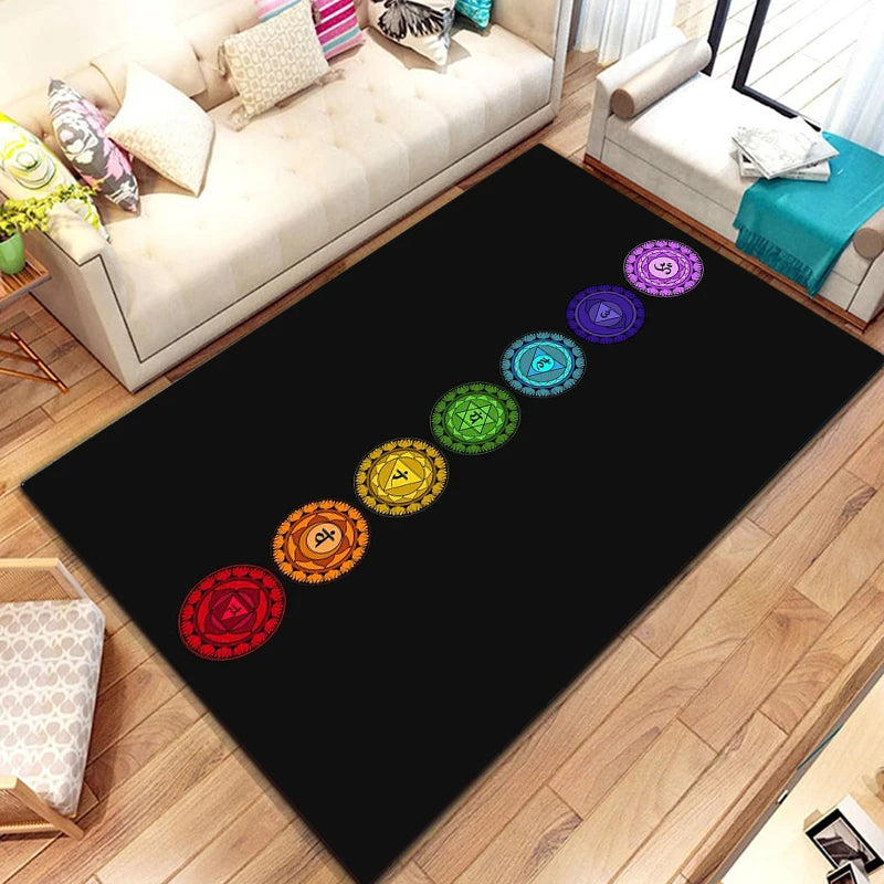 Soft Patterned Rug for Home & Ritual Spaces