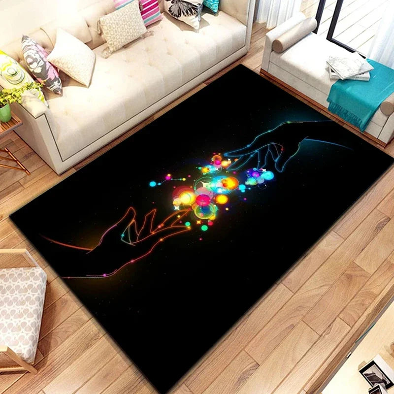 Soft Patterned Rug for Home & Ritual Spaces