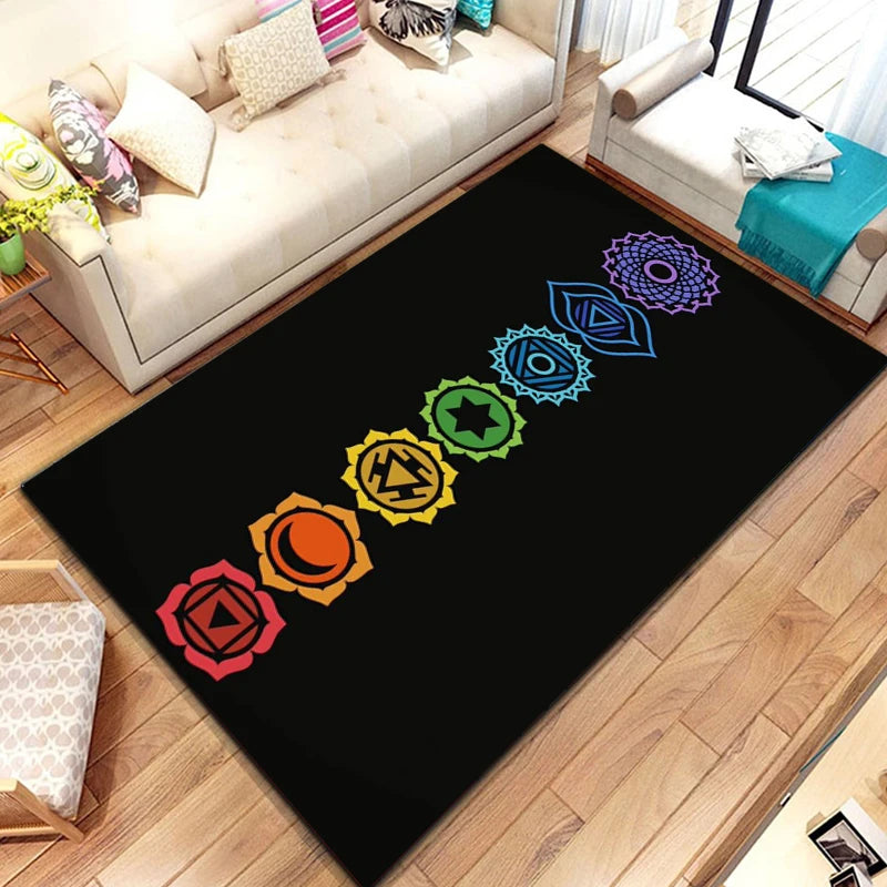Soft Patterned Rug for Home & Ritual Spaces
