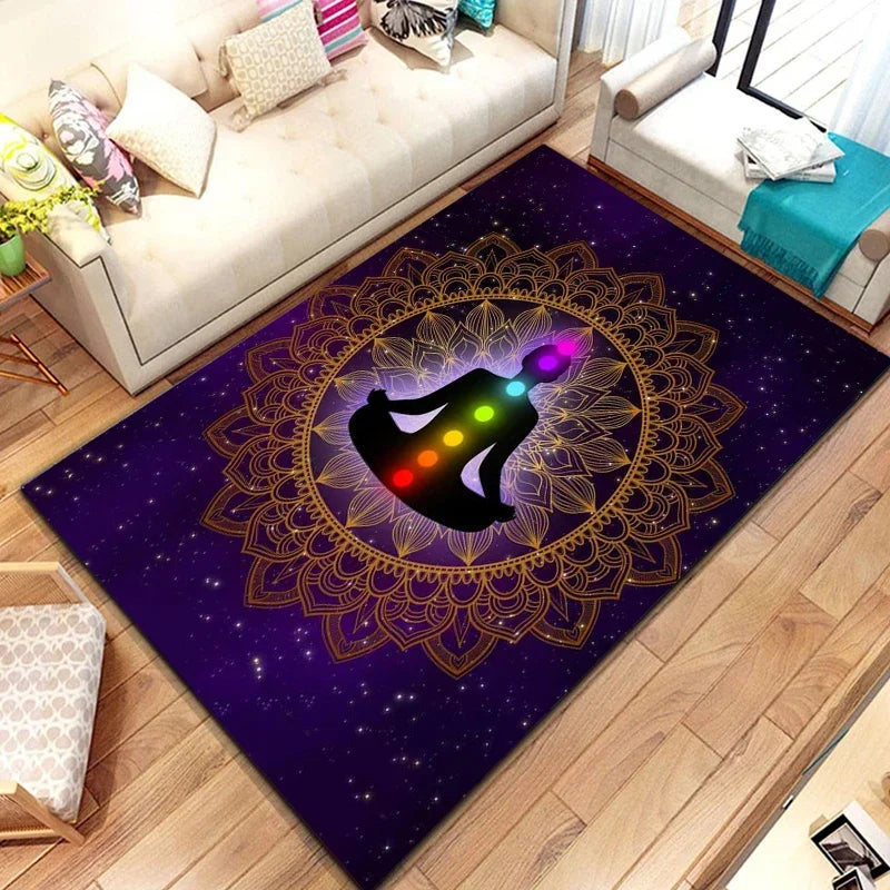 Soft Patterned Rug for Home & Ritual Spaces