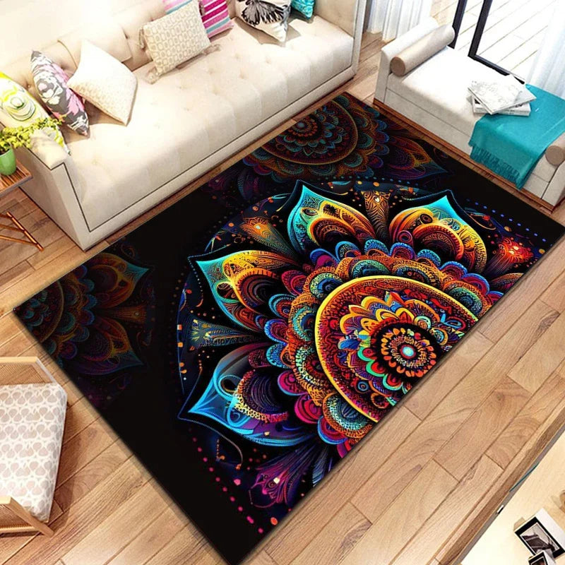 Soft Patterned Rug for Home & Ritual Spaces