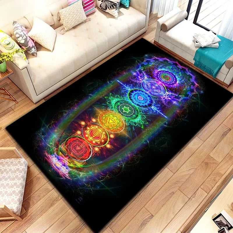 Soft Patterned Rug for Home & Ritual Spaces