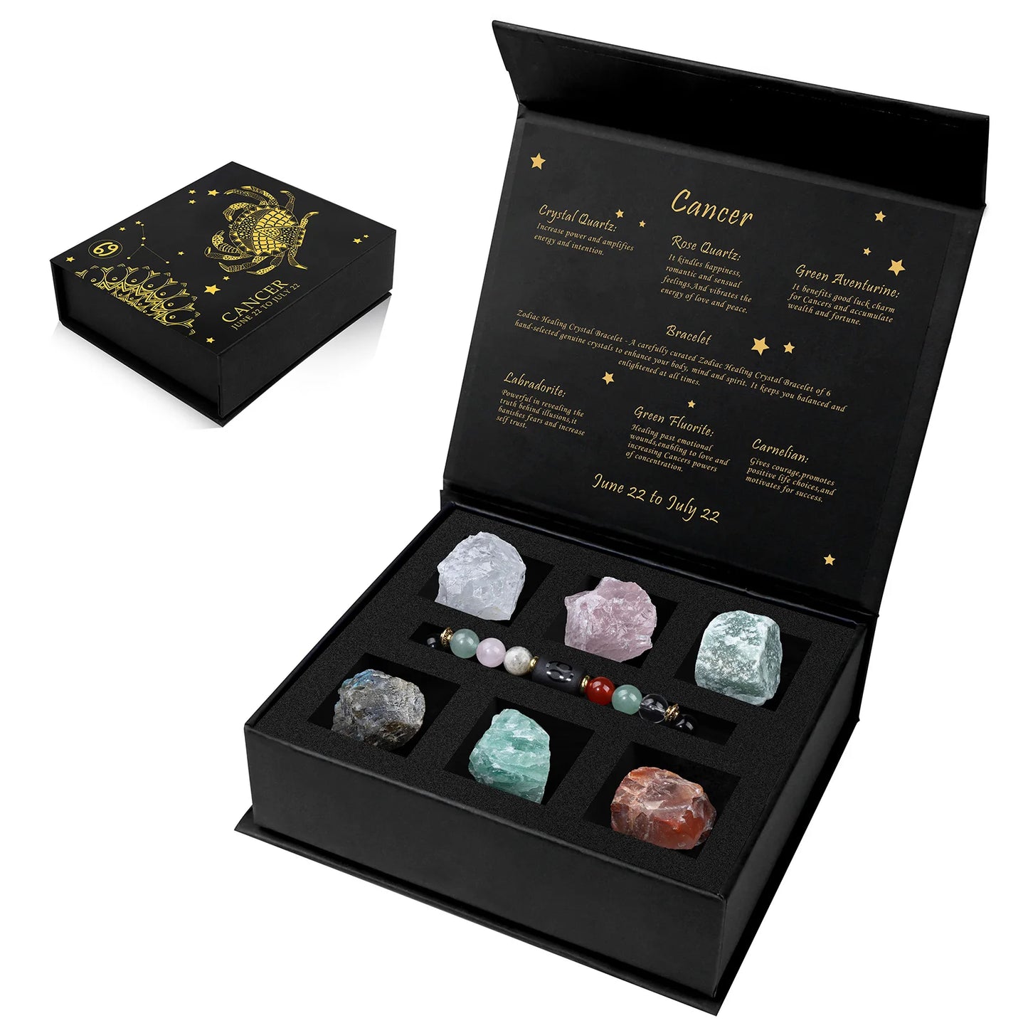 Celestial Balance: 12 Constellation Natural Stone Bracelet (Unisex)