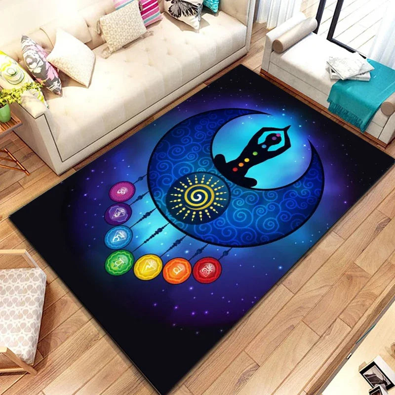 Soft Patterned Rug for Home & Ritual Spaces
