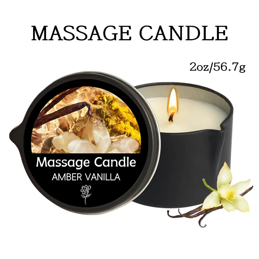Massage Oil Candle - Aromatherapy That Melts Into Touch