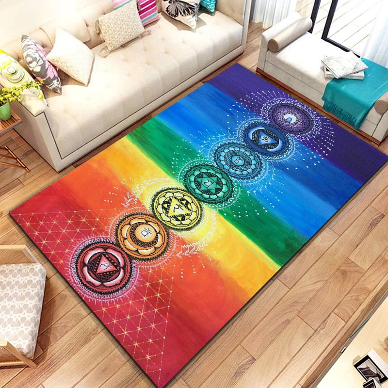 Soft Patterned Rug for Home & Ritual Spaces