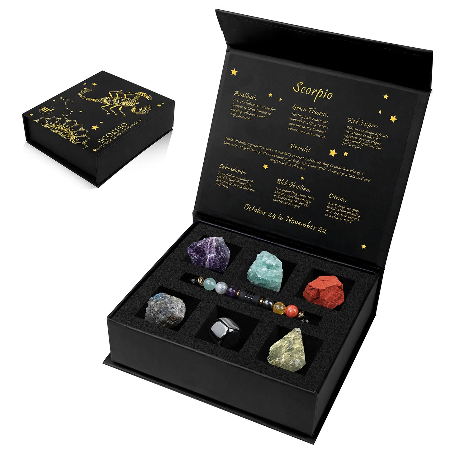 Celestial Balance: 12 Constellation Natural Stone Bracelet (Unisex)