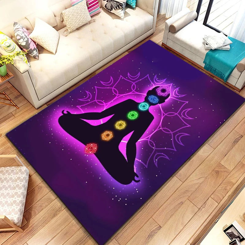 Soft Patterned Rug for Home & Ritual Spaces