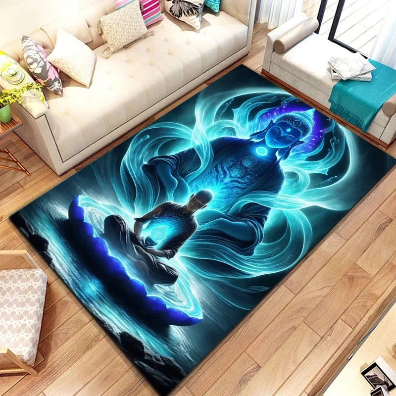 Soft Patterned Rug for Home & Ritual Spaces