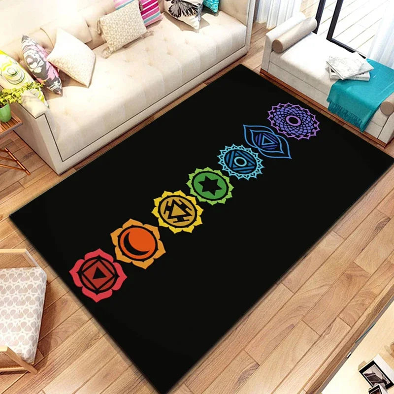Soft Patterned Rug for Home & Ritual Spaces