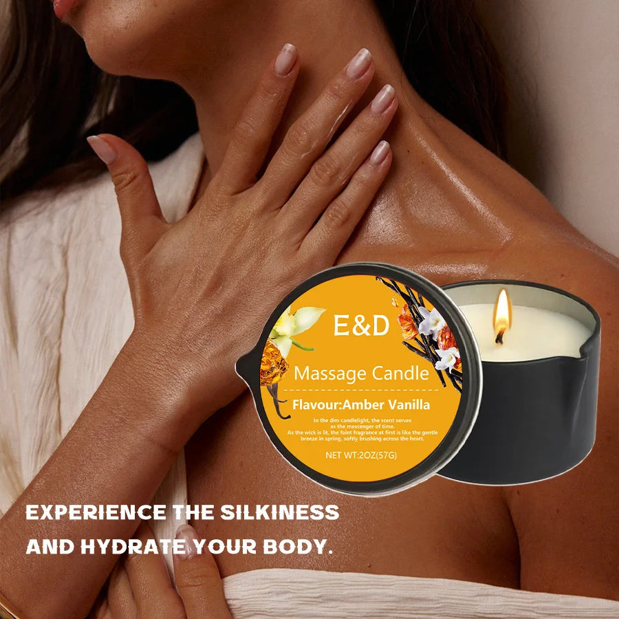 Massage Oil Candle - Aromatherapy That Melts Into Touch