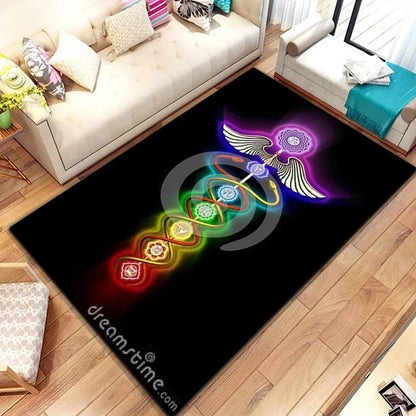 Soft Patterned Rug for Home & Ritual Spaces