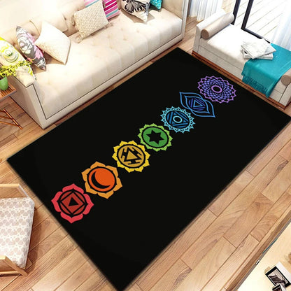Soft Patterned Rug for Home & Ritual Spaces